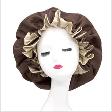 Load image into Gallery viewer, Large Reversible Satin Bonnet
